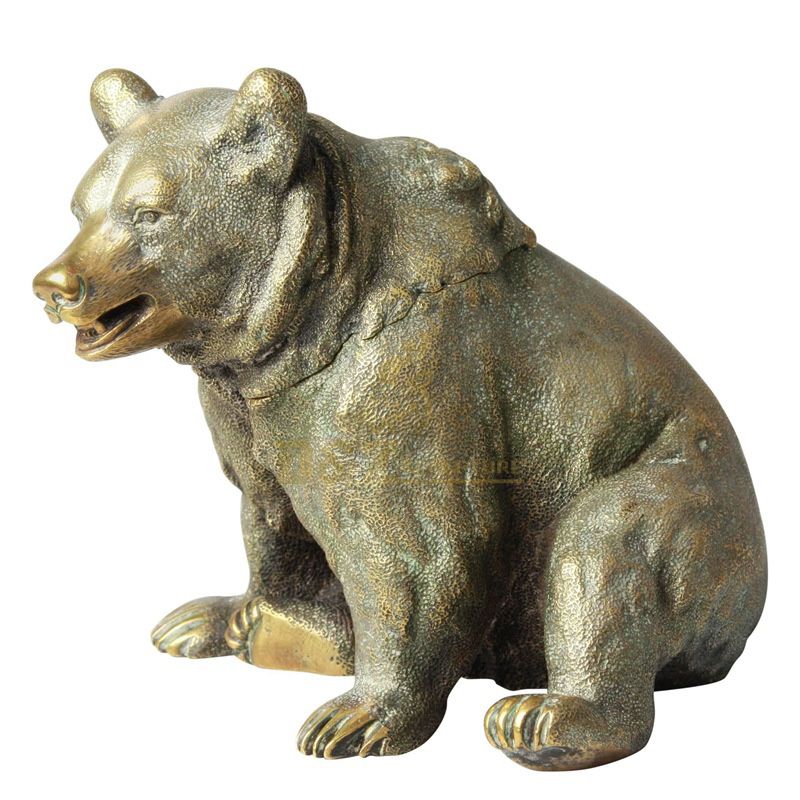 brass bear figurine