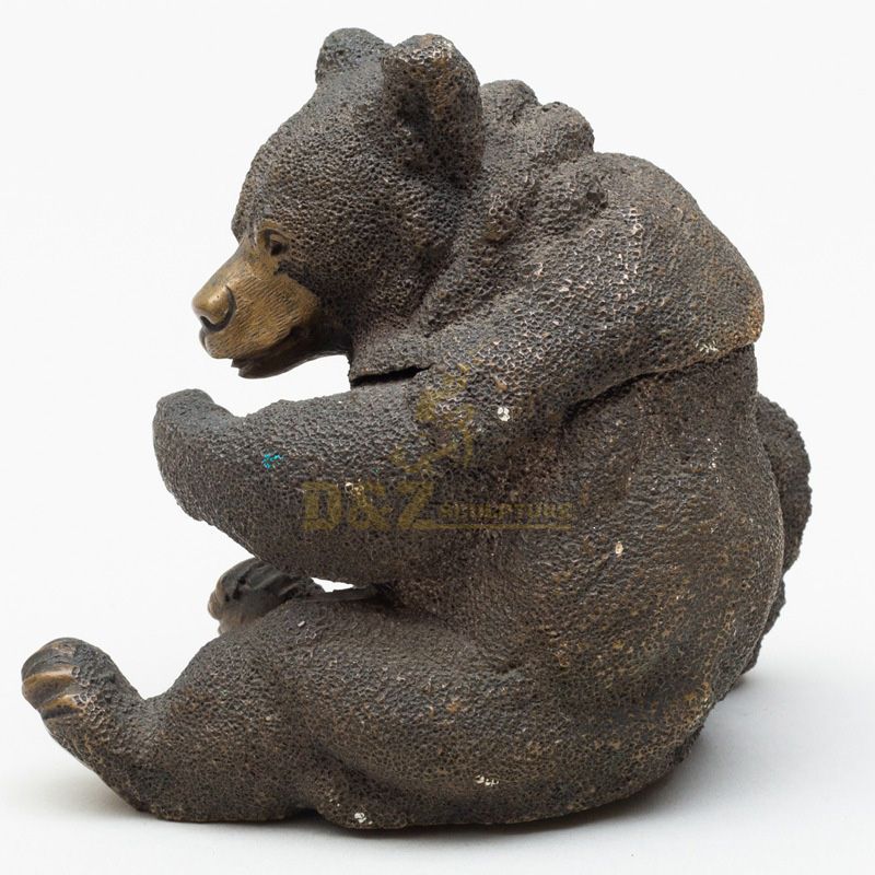 brass bear statue