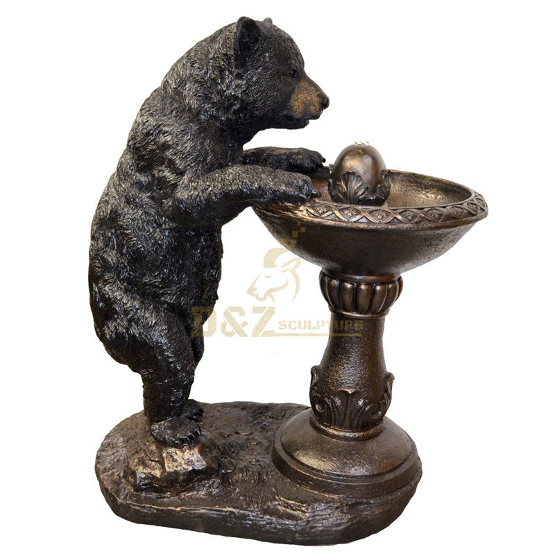 outdoor bear statue