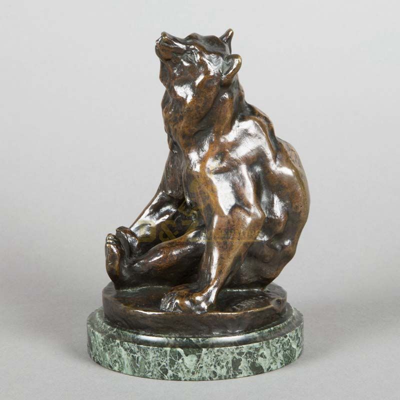 brass bear figurine