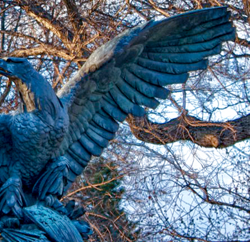 eagle sculpture