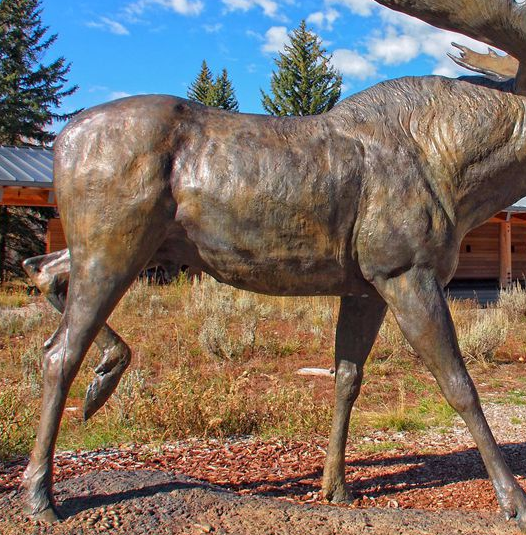 life size moose statue for sale
