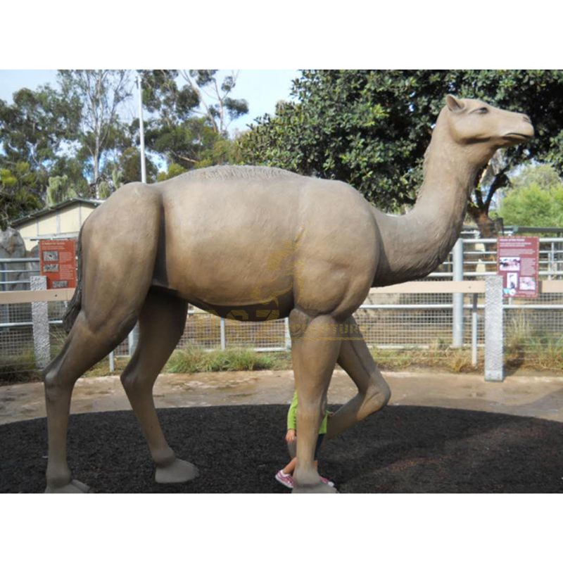 Hand cast high quality bronze camel sculpture for sale