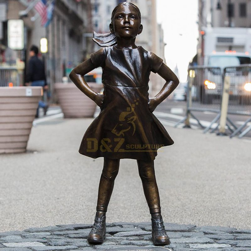 brave girl statue