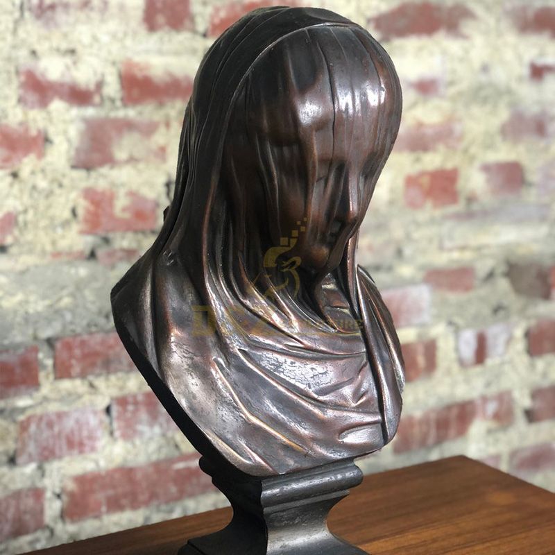 veiled woman sculpture