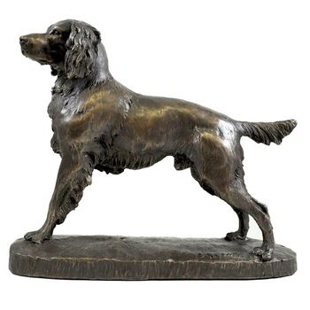 golden retriever statue for garden