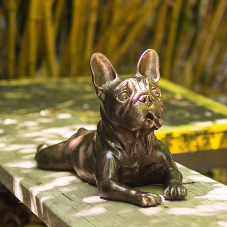 french bulldog statues