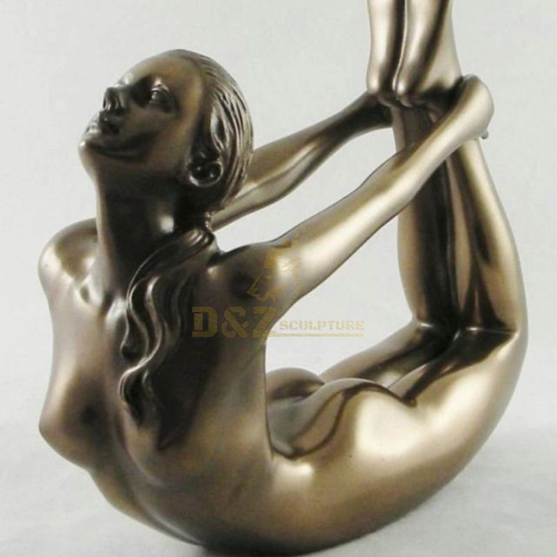 Modern garden yoga poses statues for sale