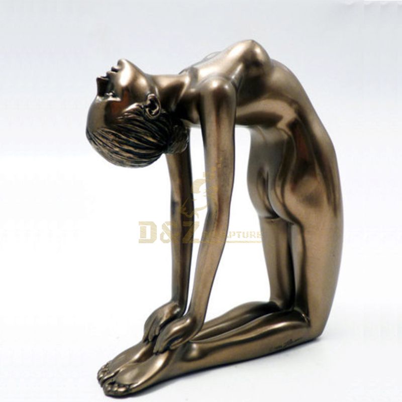 Erotic Bronze Figure Girl Yoga Pose Statue Sculpture Figurine Signed O –  Bronzhaus