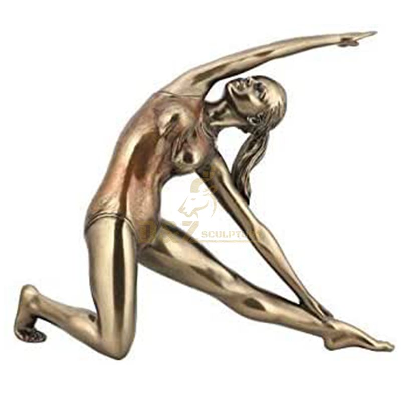Modern garden yoga poses statues for sale