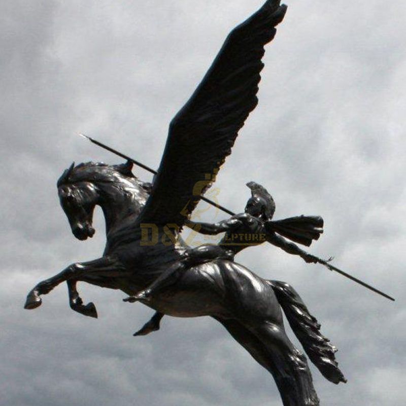 pegasus & bellerophon statue