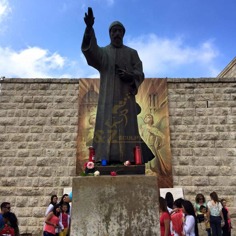 st.charbel statue