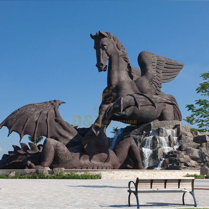 frank stronach pegasus statue