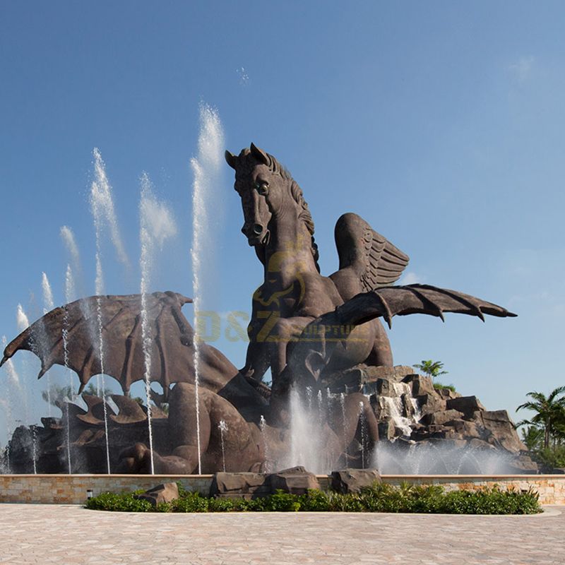 pegasus bronze statue