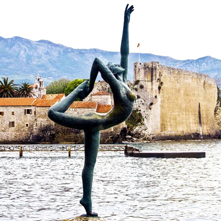 brass yoga statue