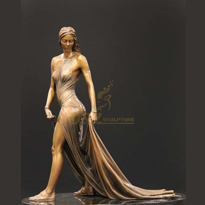 Lady Of Shalott Bronze Sculpture