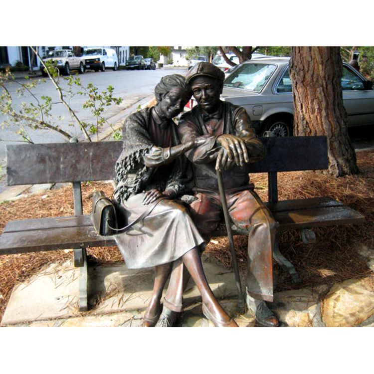 The famous bronze sculpture-The Valentine by George Lundeen Sculpture