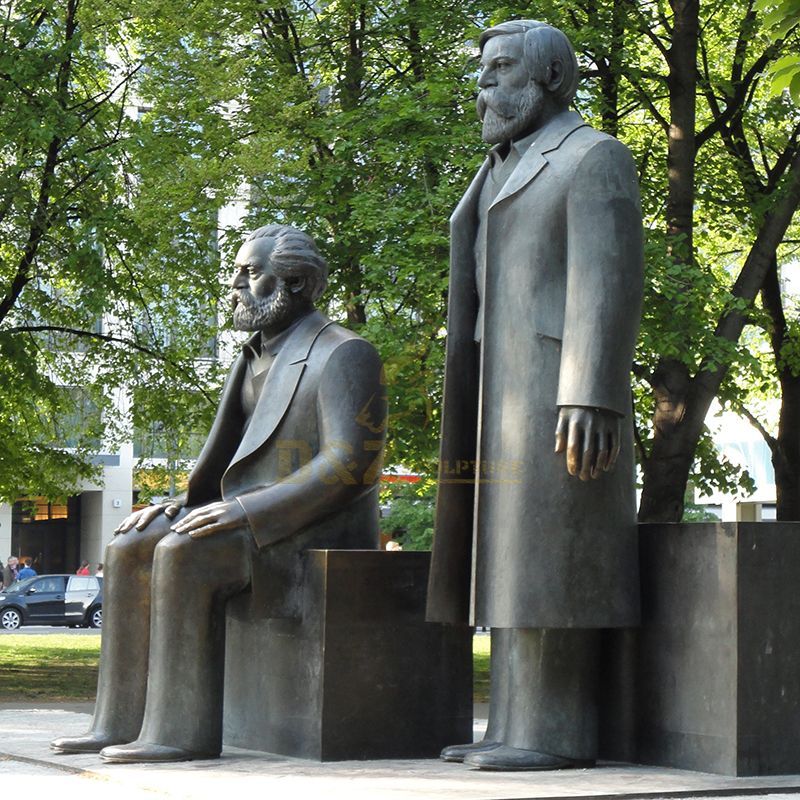 Custom-made famous Marx and Engels statues for sale