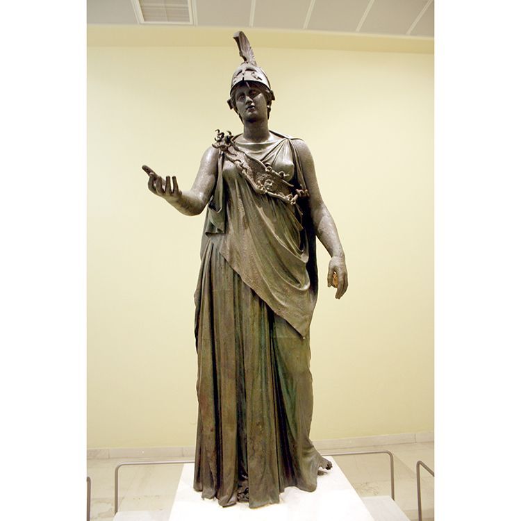 Life Size Famous Bronze Piraeus Athena Statue