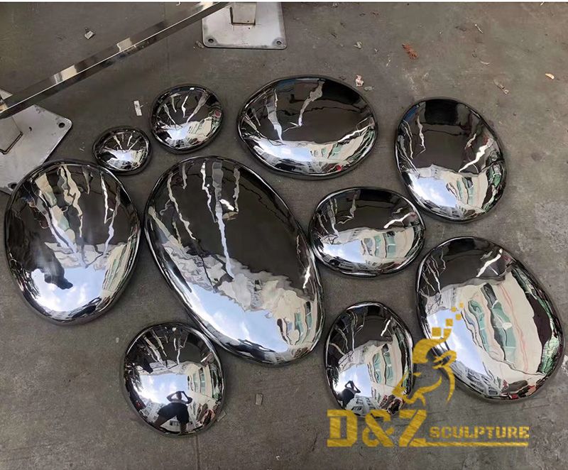 Do you like the unique exquisite stainless steel rock garden art metal sculpture？