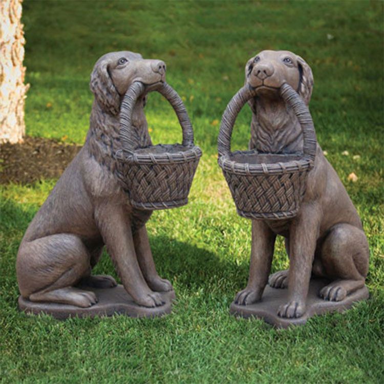 small dog statues for garden