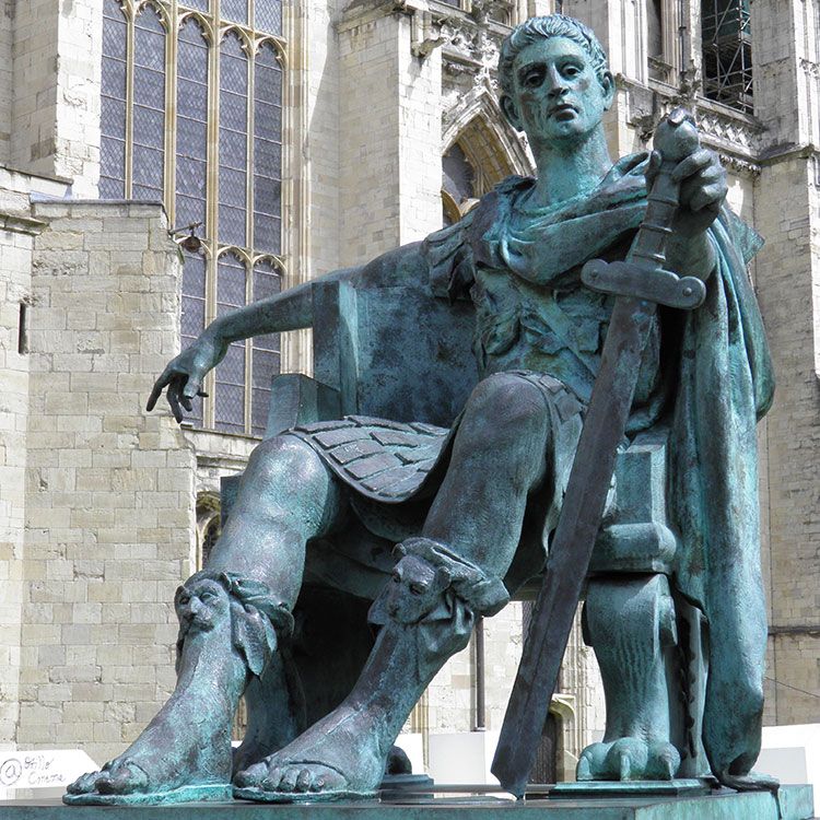 constantine the great statue