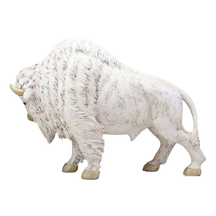 white buffalo statue for sale