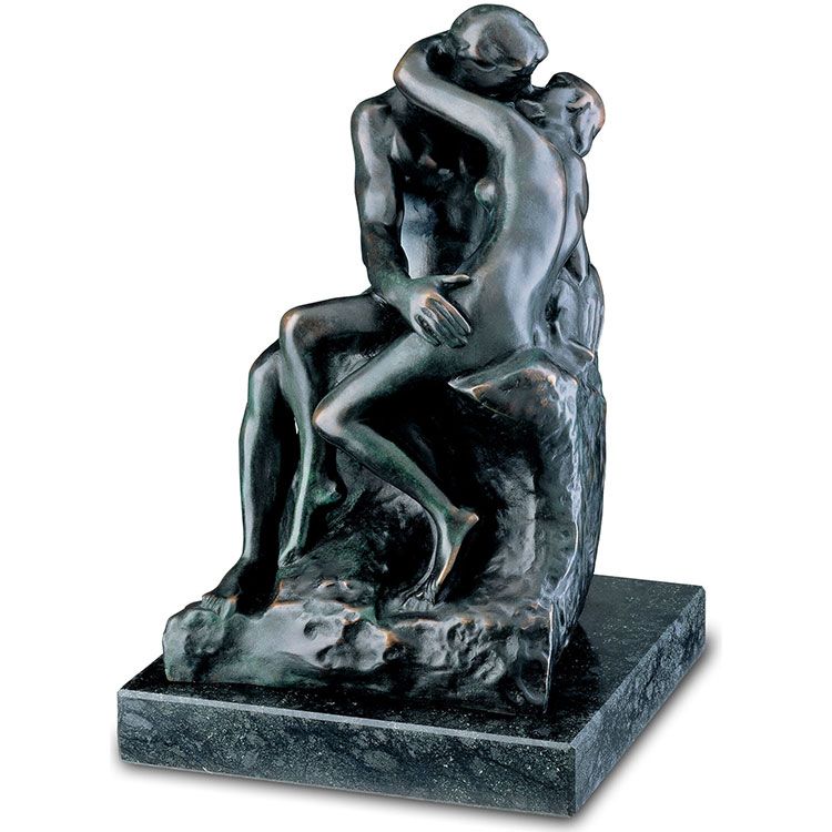 the lovers bronze statue