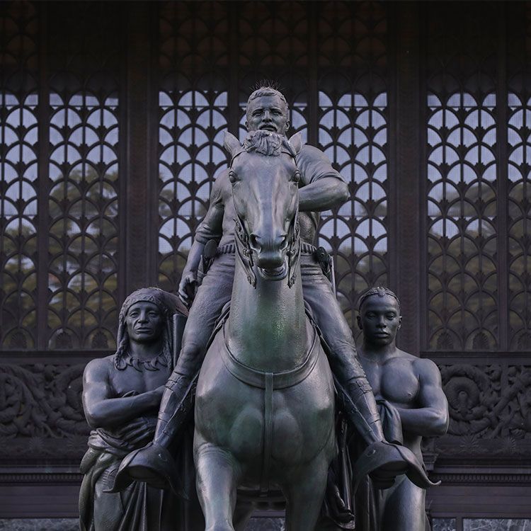 American museum of natural history to remove teddy roosevelt statue