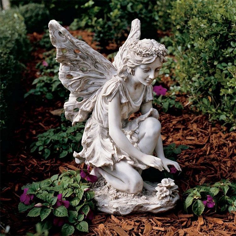 Outdoor stone fairy garden statues for sale
