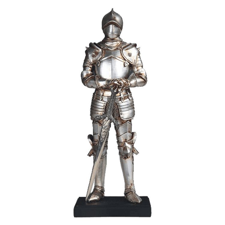 life size metal knight statue for sale