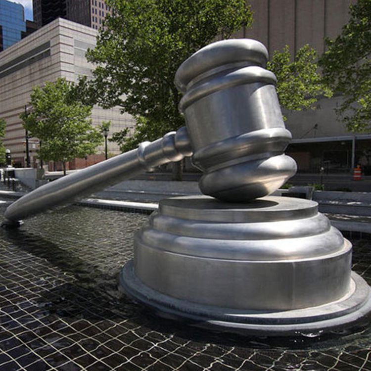 giant gavel sculpture