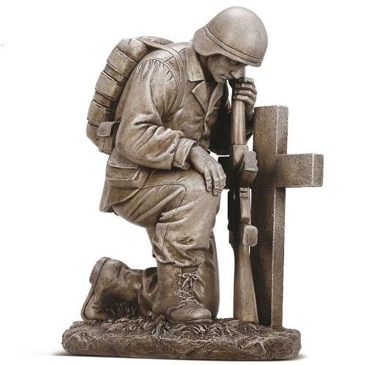 kneeling soldier statue for sale