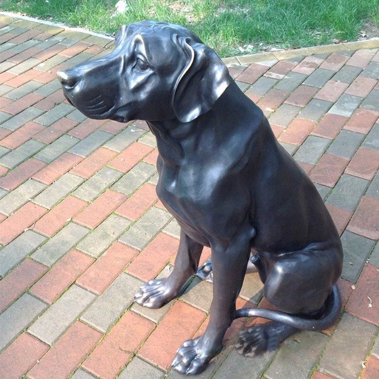 large outdoor dog statues for front porch