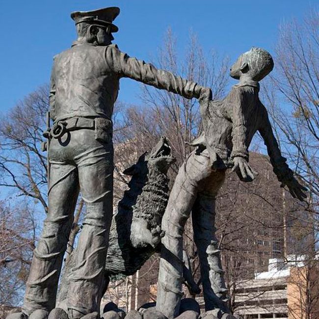 The foot soldier of birmingham kelly ingram park statue