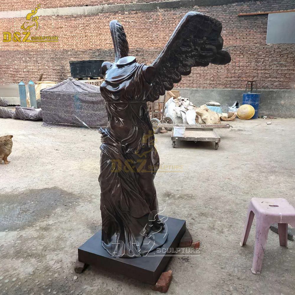 athena headless nike goddess winged victory statue greece