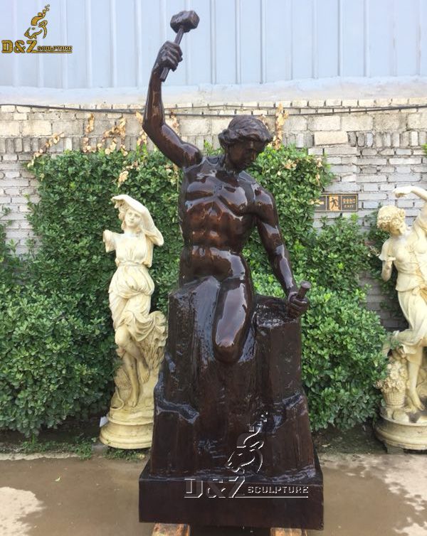The self made man bronze statue replica for sale