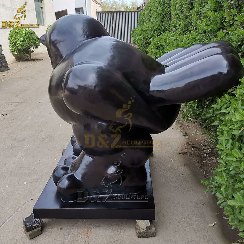 fat bird statue