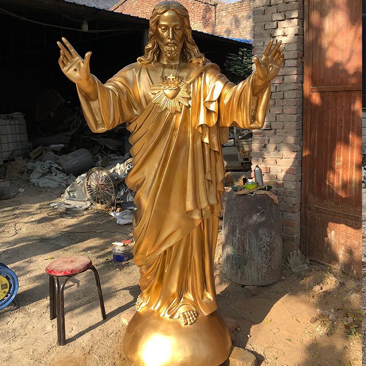 Big sacred heart of jesus christ outdoor garden statue for sale