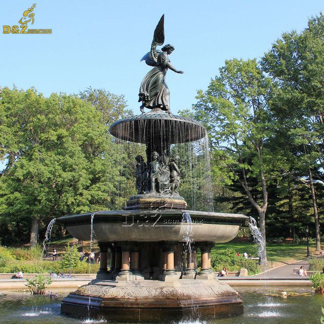 best outdoor angel garden water fountain for sale