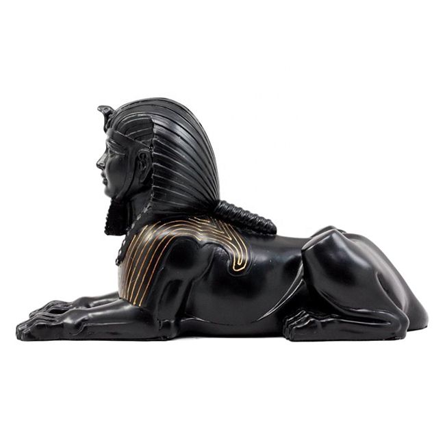 black bronze egyptian sphinx statue for sale