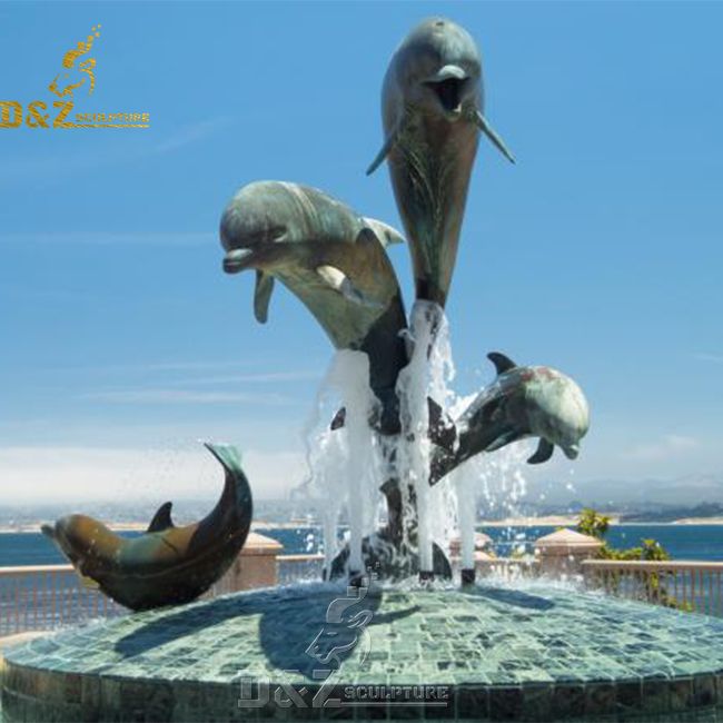 dolphin water fountain garden
