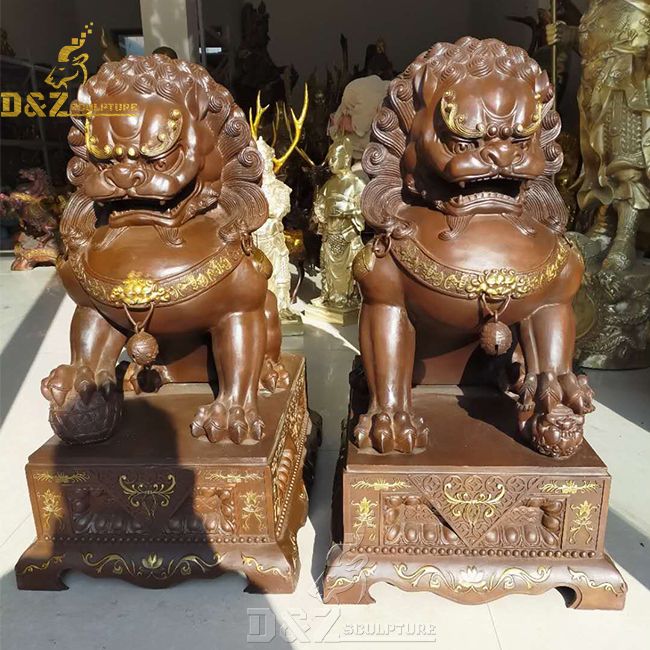 outdoor chinese foo dog statues for sale