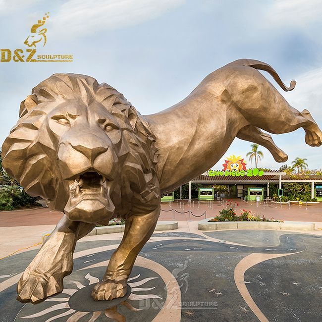 large bronze lion statue for sale