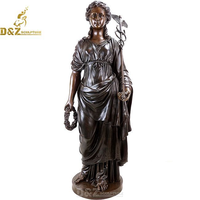 greek goddess of health hygieia statue