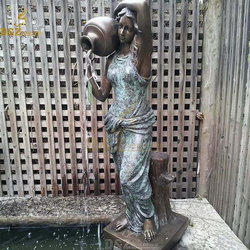 lady with water jug statue