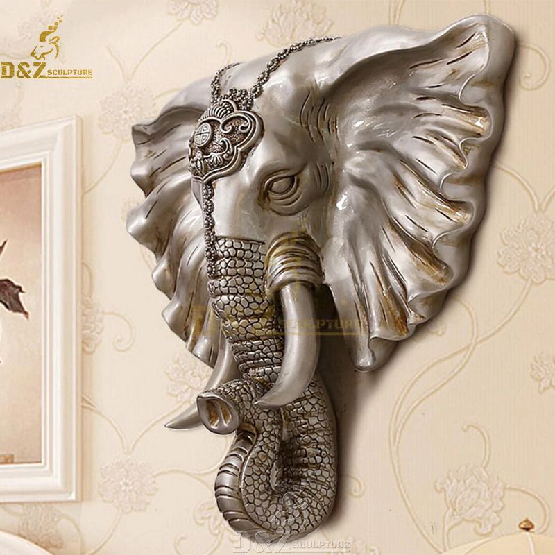 metal elephant wall sculpture decor