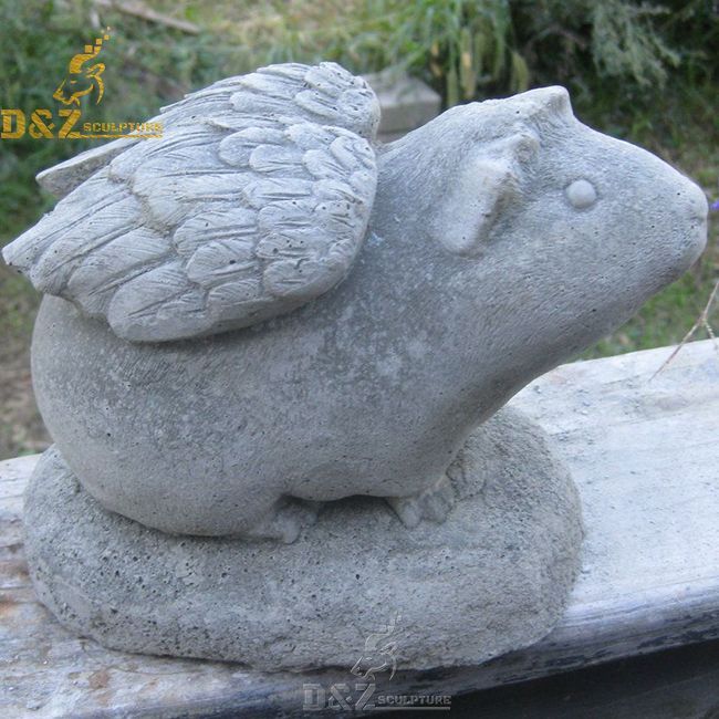 guinea pig garden memorial statue