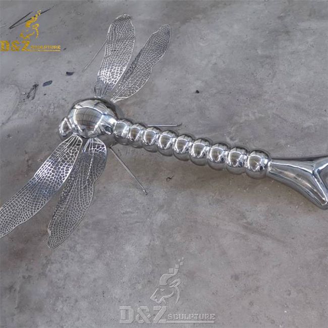 outdoor dragonfly metal garden sculpture