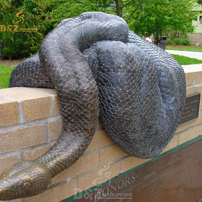 large snake garden statue for sale